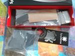 Spyderco Swick 6 Neck Knife, LC200N Wharncliffe Plain Blade, Black G10 Handle