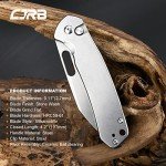 CJRB Pyrite-Alt Folding Wharncliffe Pocket Knife