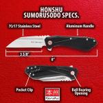 Honshu Sumorusodo Pocket Knife | Stainless Steel Wharncliffe Blade