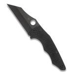 Spyderco YoJumbo Specialty Knife with Black Wharncliffe Blade and Black Coarse-Textured G-10 Handle - PlainEdge - C253GPBBK
