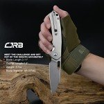 CJRB Pyrite-Alt Folding Wharncliffe Pocket Knife