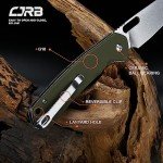 CJRB Pyrite-Alt Folding Wharncliffe Pocket Knife