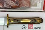 Vintage Al Mar 8507 Mini Bowie Seki Japan Fixed Blade Hunting Knife In Box