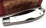 Rough Rider White Micarta Lockback Wharncliffe Blade Folding Pocket Knife RR2712