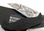 Browning DISCONTINUED Wihongi Wharncliffe Black Label 7.3/4.1" Knife G10 210BL