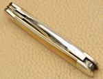 Vintage BULLDOG BRAND Solingen Wharncliffe Whittler Gold Lip Pearl Handles MINT