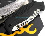Browning DISCONTINUED Wihongi Wharncliffe Black Label 7.3/4.1" Knife G10 210BL
