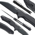 Ganzo Linerlock Folding Knife with D2 Blade