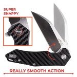 Firebird GANZO FH31 Wharncliffe Pocket Knife - Carbon Fiber