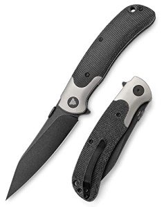 TRIVISA EDC Wharncliffe Pocket Knife with Clip