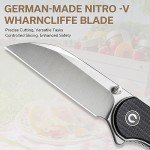 CIVIVI Elementum Black Canvas Micarta Pocket Knife