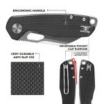 Firebird GANZO FH924-BK Folding Knife D2 Steel