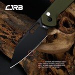 CJRB Pyrite-Alt Folding Wharncliffe Pocket Knife