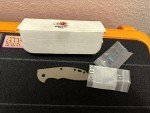 Hinderer XM-18 3.5” Battle Blue Spearpoint Knife