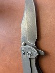 Hinderer XM-18 3.5 Bowie Knife with Titanium Scale