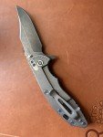 Hinderer XM-18 3.5 Bowie Knife with Titanium Scale