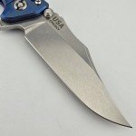 Hinderer Eklipse TriWay Bowie Knife - Blue G10