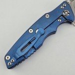 Hinderer Eklipse TriWay Bowie Knife - Blue G10