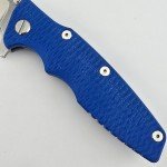 Hinderer Eklipse TriWay Bowie Knife - Blue G10
