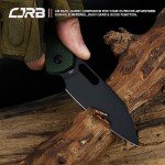 CJRB Pyrite-Alt Folding Pocket Knife with Wharncliffe Blade