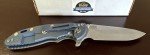 Hinderer XM 18 3.5" Spearpoint Knife - Battle Blue