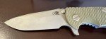 Hinderer XM 18 3.5" Spearpoint Knife - Battle Blue