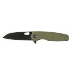 704 Gear Wildcat EDC Folding Pocket Knife | Full Size D2 Wharncliffe Blade with Thumbhole Cutout | Olive Drab Green