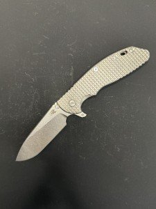 Hinderer XM 24 S45VN Slicer Knife with Frag Scale