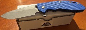 Hinderer XM-24 Spearpoint Knife - Battle Blue