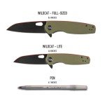 704 Gear Wildcat Lite EDC Folding Knife - Black