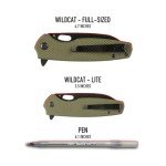 704 Gear Wildcat Lite EDC Folding Knife - Black