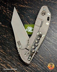 Hinderer XM-24 4" Wharncliffe Knife - G10 Silver Skulls