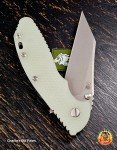 Hinderer XM-24 4" Wharncliffe Knife - G10 Silver Skulls