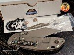Hinderer XM-24 4" Wharncliffe Knife - G10 Silver Skulls