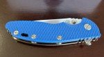 Hinderer XM 18 3.5" Spearpoint Knife - Blue G10