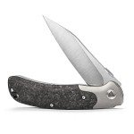TRIVISA EDC Wharncliffe Folding Knife with Clip