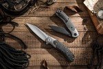 TRIVISA EDC Wharncliffe Folding Knife with Clip