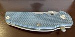 Hinderer Jurassic Magnacut Slicer Knife - Blue Black