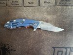 Hinderer XM-18 Flipper Knife with Bowie Blade