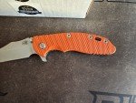 Hinderer XM-18 Flipper Knife with Bowie Blade