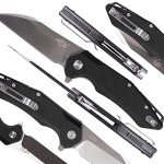 Firebird GANZO FH31 Wharncliffe Folding Knife Black