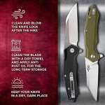 Firebird GANZO FH31 Wharncliffe Folding Knife Black