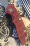 Hinderer XM-18 3.0" Harpoon Tanto - Red G10