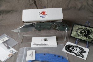 Hinderer XM-18 3.5" Bowie Knife - Battle Green
