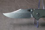 Hinderer XM-18 3.5" Bowie Knife - Battle Green