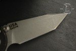 Hinderer XM-18 Harpoon Tanto Blue G-10 Knife