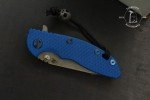 Hinderer XM-18 Harpoon Tanto Blue G-10 Knife