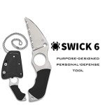 Spyderco Swick 6 Folding Pocket Knife - Wharncliffe Blade