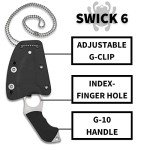Spyderco Swick 6 Folding Pocket Knife - Wharncliffe Blade