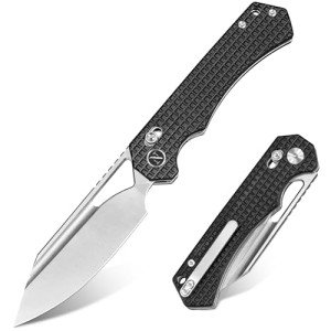 NedFoss COUGAR Wharncliffe Folding Pocket Knife